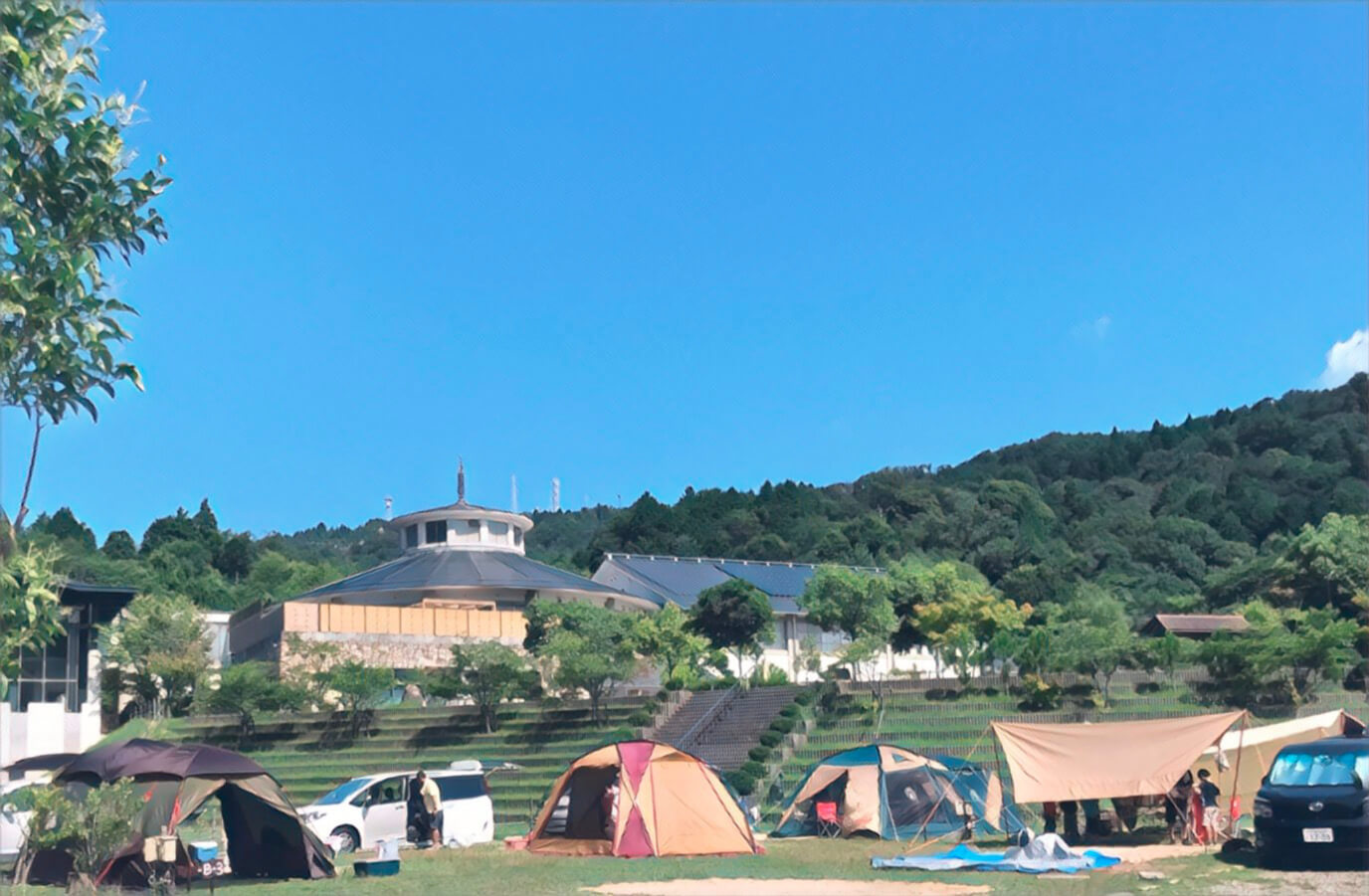 十二坊温泉 オートキャンプ場02